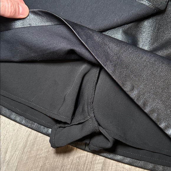 Amanda Uprichard Coralynn Faux Leather Belted Skort - XS - Picture 5 of 7